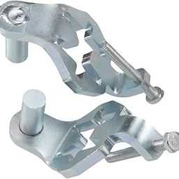 UJEAVETTE 2X T Post Gate Hinge Pins Gate Hinges Target Hanger for Garden Farm Backyard Silver-image-42