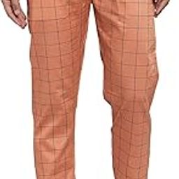 Men Checked Tapered Fit Lounge Pants-image-57