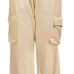 Women's Bell Bottom Cargo Pants for Casual-image-19