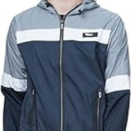 Full sleeve solid men's fancy Grey color windcheater Solid Men Wind Cheater (MP8GREY_42)-37