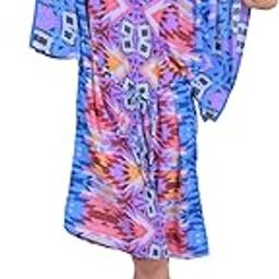 Ethnic Print Short Caftan Plus size beach cover up Kaftan | One size fits all | 100% Imported Polyester-8