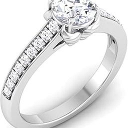 avsar 14k (585) White Gold Ring for Women-picture-30