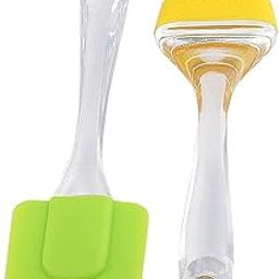 Silicone Oil Brush and Spatula Set for Cooking & Baking – Heat Resistant, BPA-Free, Non-Stick | Set of 2 (1 Spatula + 1 Pastry Brush)-image-44