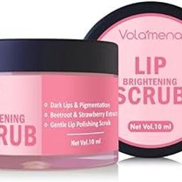 Volamena Lip Brightening With Shea Butter For Dark Lips To Lighten Lip Scrub For Women & Men 10 ml-image-5