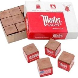 Laxmi Ganesh Billiard Snooker Master Brown Chalk 12 Piece-picture-12