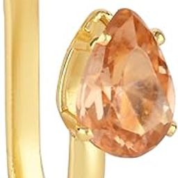 Clip on Golden Nose pin without Hole Non Piercing Pressing Type Nose ring Stud for Women-picture-3