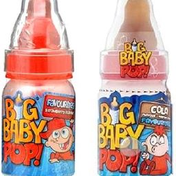 Big Baby Pop Hard Candy & Dextrose Powder Cola & Strawberry Combo-image-2