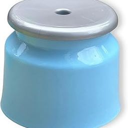 Mahaware Sturdy Round Anti Slip Polypropylene Stool Patla| for Bathroom, Home| Mint Granite Blue-image-33
