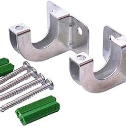 THE STYLE SUTRA 2Pcs Garden Hose Reel Wall Hangers Storage Rack for Courtyard Ropes Backyard-picture-15