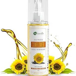 Naturalis Essence Of Nature Cold Pressed Sunflower Carrier Oil For Skin, Hair & Lips, 200Ml-53