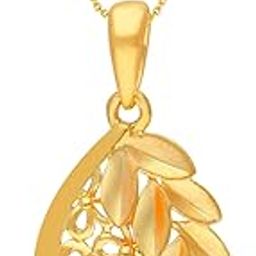 Yellow Gold Pendant for Women 22k | 22 kt (916) BIS Hallmark Gold Pendant for Women & Girls | 22 Karat Gold Jewellery for Birthday, Wedding, Anniversary & Diwali Gift-picture-15