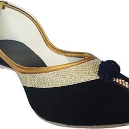 Rajasthani Jutti Black for Women and Girls-image-88