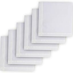 100% Pure Cotton White Handkerchiefs For Men - Size 50 x 50 cm-picture-44