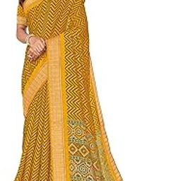 Women's Cotton Silk Batik Block Printed Saree with Blouse Piece-image-10