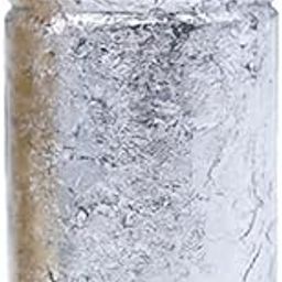 Leaf Schabin Foil Flakes for Resin, Paxcoo Foil Flakes Imitation Metallic Leaf for Nails, Painting, Crafts, Slime and Resin Jewelry Making (10 Grams)(Silver)-image-97