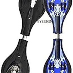EYESIGN Waveboard Skateboard with Carry Bag, with 80mm Illuminating PU Wheels 34 Inch X 9 InchSkateboard (Skate Board)-picture-23