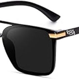 Black Aviator Unisex Sunglasses with premium Look-image-61