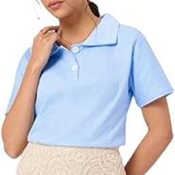 Half Sleeves Polo Tshirt,Plus Size Women Tshirt,T-Shirt05.-image-81