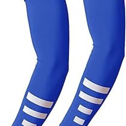 CALANDIS™ Sports Arm Sleeves Summer Compact Protecive Cover for Playing Walking Tennis Blue Reflective | Protective Gear | Clothing, Shoes & Accessories | Basketball | Team Sports-image-80