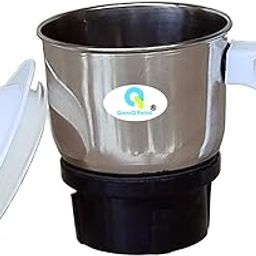 QemiQ Retail® -Small(Chutney) JAR Compatible with PREETHI Blue Leaf Platinum Mixer Grinder (400ml Capacity)-image-13