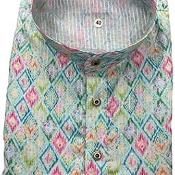 Men's Cotton Blend Printed Long Kurta Suitable for All Indian Wedding, Occasions, and Festivals-picture-42