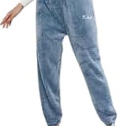 Women Woolen Winter Warm Soft Fleece Pajama Plus Size/Lounge Pants/Night Pants for Women, Free Size (26 till 34) Pack of 1-15