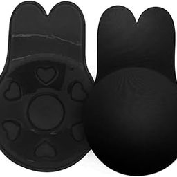 DT | Invisible Reusable Nipple Cover Strapless Bra, Breathable Push up Bra, Backless, Strapless Silicon Coverage Solutions for Women & Girls, Lifting Anti-Sagging Wire-Free Bunny ups Bra-image-72