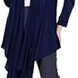 teemoods Women's Cotton Full Sleeves Waterfall Shrug, Fashionable Summer Shrug-picture-21