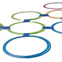 CALANDIS™ Agility Training Rings Practical Circle Rings Set for Party Favor Indoor Gym Without Ringtoss Set | Training Aids | Soccer | Team Sports-image-39