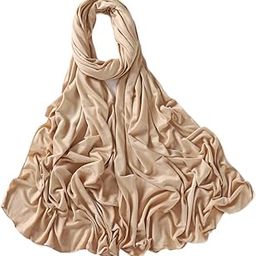 Head Scarf for Women Sun Protection Full Cover Shawl Headwear Soft Head Wrap Apricot-image-12