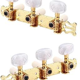 THE STYLE SUTRA Classical Guitar Tuner Tuning Keys Pegs Machine Heads Complete Set Gold-20