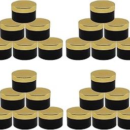 Acrylic Amber Jar with Premium Gold Lid for DIY Lip Balms, Cream, Beauty Products and Multi Purpose 50 gm - Pack of 24-image-19