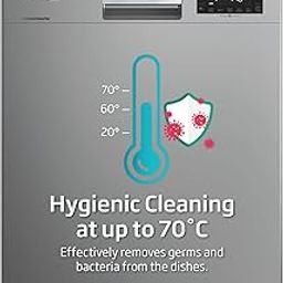 Voltas Beko 14 Place Setting Dishwasher, AquaFlex, AquaIntense (DF14S2,Silver), Free 1 Year Extended warranty-image-17