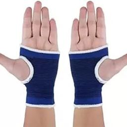 Leosportz Sweat Proof Palm Support Gym Fitness Gloves (Blue)-image-1