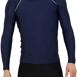 never lose Compression T-Shirt Top Full Sleeve Trainer Fit Multi Sports Lycra Skin Inner Wear-picture-7