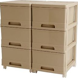 F3-2ATBE Storage Case, 3 Tiers, Plastic Slim, Chest, Drawer, Clothes Case, Deep Drawer, Width 13.6 inches (34.5 cm), Depth 16.3 inches (41.5 cm), Height 27.4 inches (69.4 cm), Assembly Type, Made in-picture-10