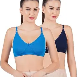ramraj cotton Womens Assorted Colour Brazier (Pack of 2)-picture-24