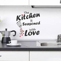 Wallstick Kitchen Quotes wallstickers (Vinyl 65 cm x 60 cm)-32