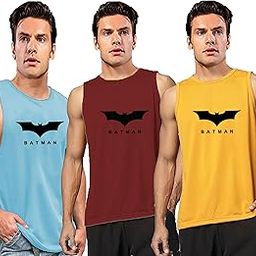 Men's Round Neck Sleeveless Vest | Sando for Men | Gym Vest Pack of 3-image-1