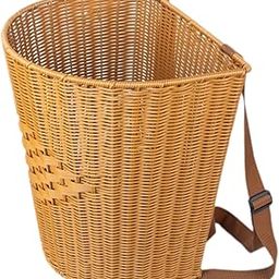 ATORSE Woven Backpack Basket Flower Basket for Candy Storage Food Snacks Vegetables Patio & Picnic Ware-image-13