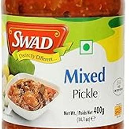 SWAD Delicious and Tangy Mixed Pickle Achar/Mango, Lemon, Green Chillies, Carrot, Kerda Mixed Pickle - 400g-image-8