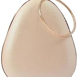 Women's Teardrop Evening Clutch Bag – Iridescent Hard Case with Rhinestone Ring Handle & Chain Strap-image-21