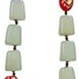 Statement Beads Mala With Earring SKY BLue and red for womens and girls-image-74
