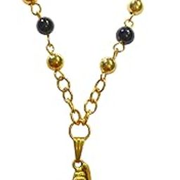 Hindu Religious Lord Shiv Shankar Locket with Black and Golden-picture-28
