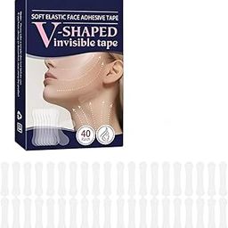 Invisible Face Lifting Tape for Wrinkles | Neck & Eye Skin Tightening | Waterproof Transparent Patch | Double Chin Removal & Skin Firming(40PATCH)-image-47