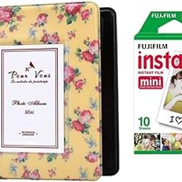 FotoCart [Instax] Mini 64 Page Photo Album] Pieces of Moment Book Album Compatible for Films for Instax Mini 7s 8 8+ 9 25 26 50s 70 90 10 11 30 55 20 50 7 LiPlay & Hello Kitty + Sheets Mini Film 10x1-image-76