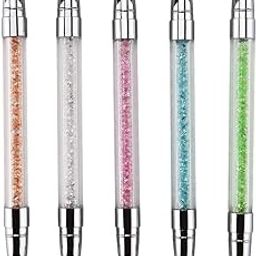 5 pcs Silicone Nail Art Pens Nail Carving Pen Nail Art Carving Drawing Brushes Gel Nail Art Carving Pen I Nail Art Pen I Silicon Nail Art Pen I Glitter Gel Pen (5pc Nail Tool Silicone)-18