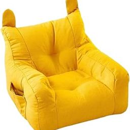 UJEAVETTE Kids Bean Bag Chair Soft Cartoon Cute Floor Chair for Bedroom Dorm Apartment Yellow-image-5