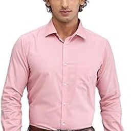 Slim Fit Pure Cotton Structure Pattern Semi Cutaway Collar Formal Shirt-49