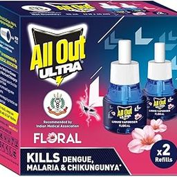 All Out Ultra Mosquito Repellant Refill, Floral Fragrance, 2 units-15